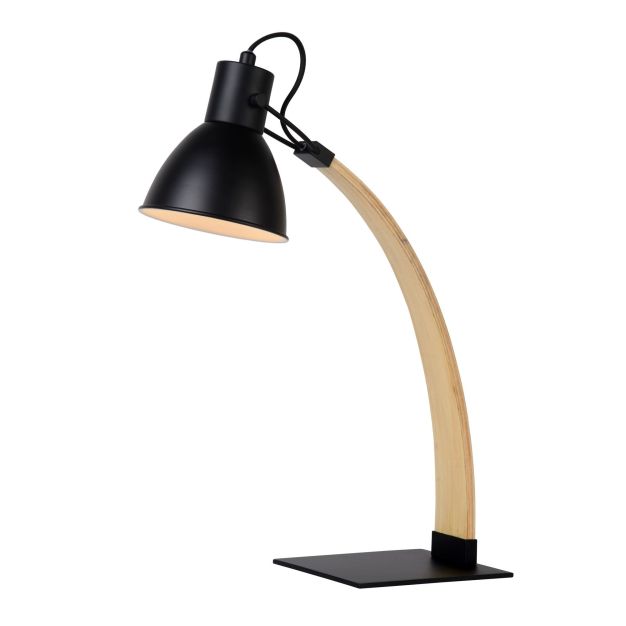 Lucide Curf  - bureaulamp - 20 x 40 x 54 cm - zwart