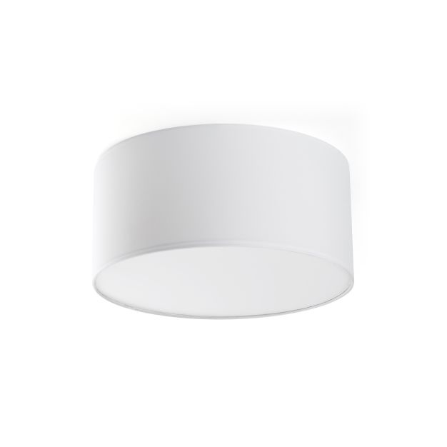 Faro Seven - plafondverlichting - Ø 40 x 18,5 cm - mat wit