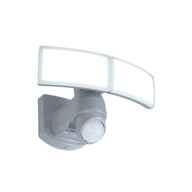 Lutec Arc - buiten wandlamp met sensor - 27 x 20 x 15 cm - 13W LED incl. - IP54 - wit