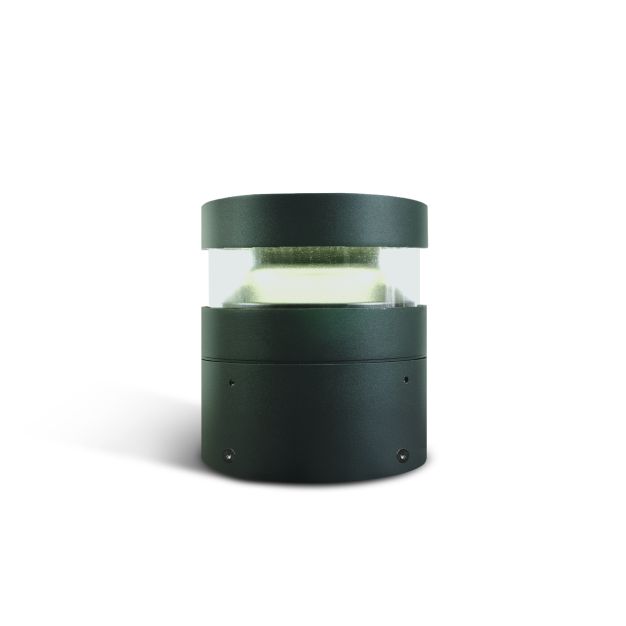 ONE Light Project Bollard - tuinpaal - Ø 16 x 20 cm - 20W LED incl. - IP65 - antraciet - witte lichtkleur