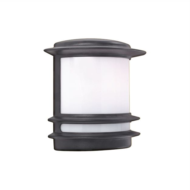 Searchlight Stroud - buiten wandverlichting - 25 x 24 cm - IP44 - zwart