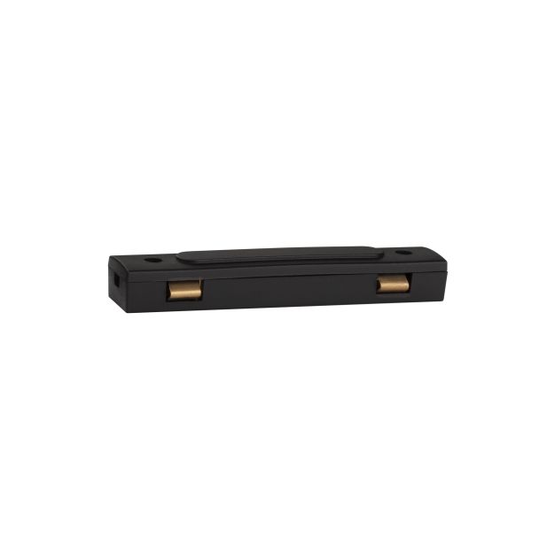 Nova Luce Connector voor magnetisch opbouw/pendel profiel - 11 x 2,5 x 1,7 cm - zwart