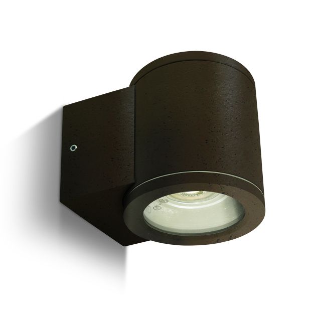 ONE Light - buiten wandverlichting - Ø 8 x 9 cm - IP54 - roest bruin