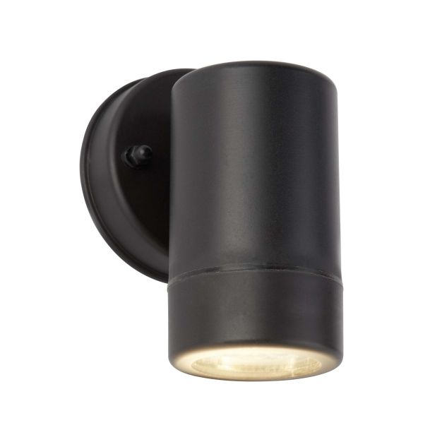 Searchlight Oakham - buiten wandverlichting - 8 x 12 cm - 3W LED incl. - IP44 - zwart