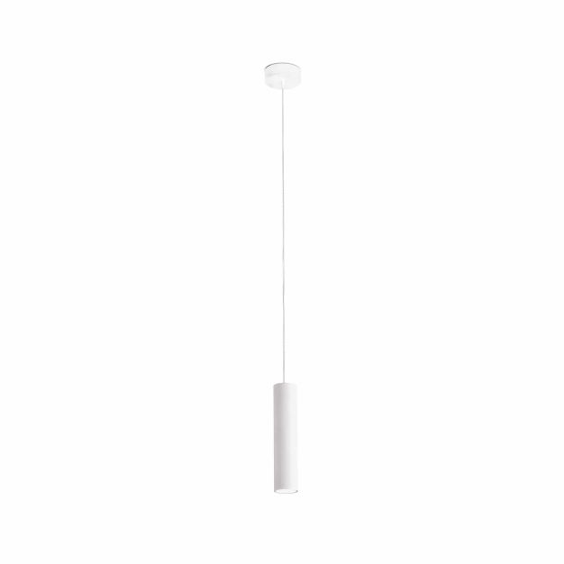 Faro Ora - hanglamp - Ø 4 x 18 cm - 4W LED incl. - mat wit