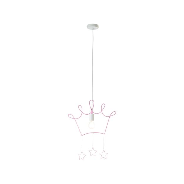 Brilliant Cherri - hanglamp - 42,5 x 10 x 147 cm - roze en wit