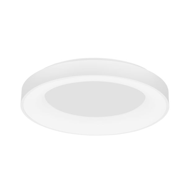 Nova Luce Rando Thin - plafondverlichting - Ø 60 x 9 cm - 50W dimbare LED incl. - zandwit - warm witte lichtkleur