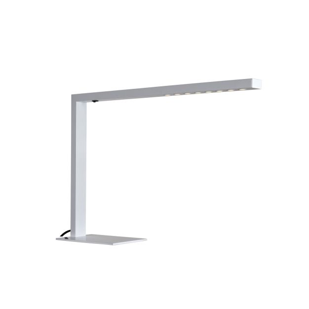 Lucide Minimum - bureaulamp - 39 cm - 8W LED incl. - satijn wit