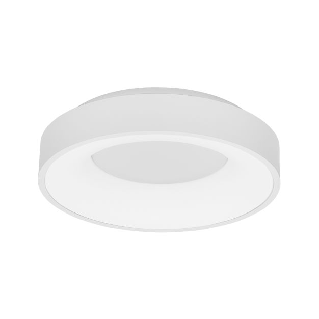 Nova Luce Rando Thin - plafondverlichting - Ø 38 x 9 cm - 30W dimbare LED incl. - zandwit