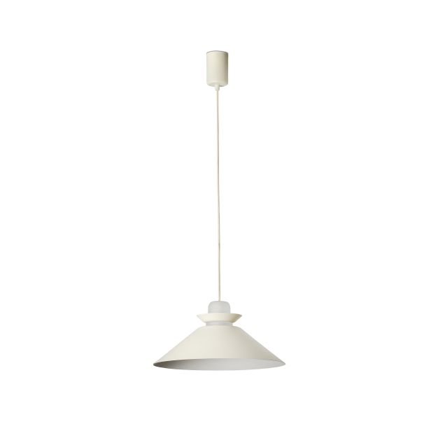 Faro Naos - hanglamp - Ø 40 x 11,3 cm - mat wit