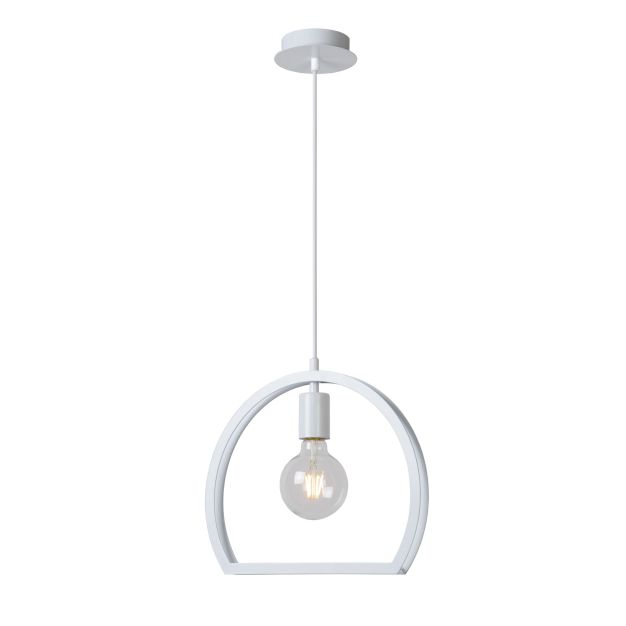 Lucide Contour I - hanglamp - 34 x 4 x 163 cm - wit