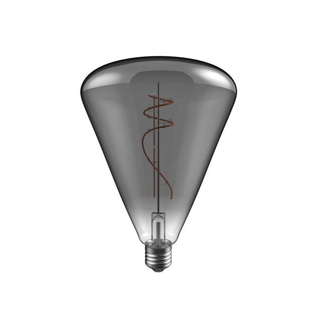 Creative Cables LED lamp Cone - Ø 14 x 20 cm - E27 - 10W dimbaar - 1800K - gerookt