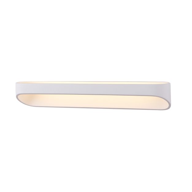 Maxlight Zafira - wandverlichting - 41 x 9 x 7 cm - 12W LED incl. - wit