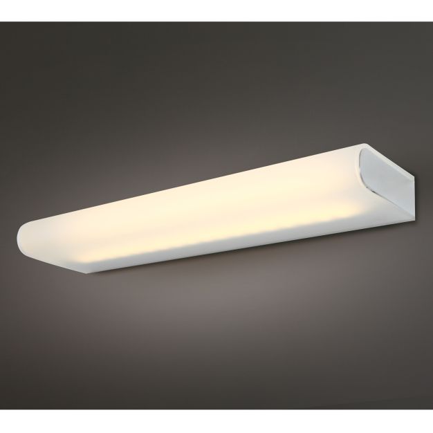 Maxlight Wally - wandverlichting - 61 x 11 x 4 cm - 12W LED incl. - wit