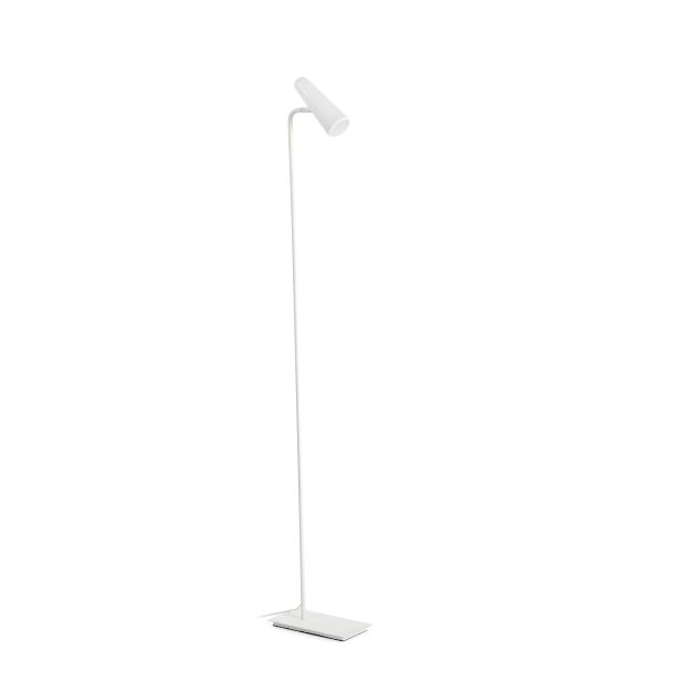 Faro Lao - staanlamp - 122 cm - 4W LED incl. - mat wit