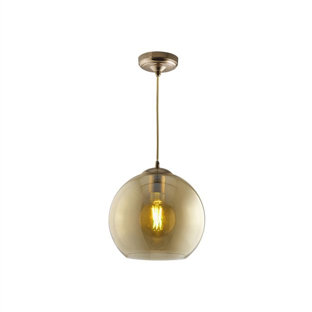 Searchlight Balls - hanglamp - Ø 30 x 120 cm - amber