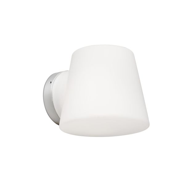 Faro Bianca - wandverlichting - 12,3 x 14 x 11 cm - IP44 - glanzend chroom