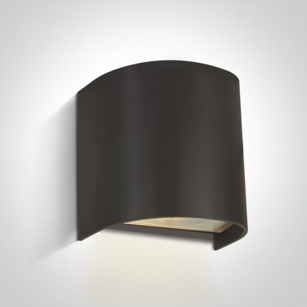 ONE Light GU10 Outdoor Cylinder Lights - buiten wandlamp - 11 x 8,3 x 11 cm - IP65 - antraciet