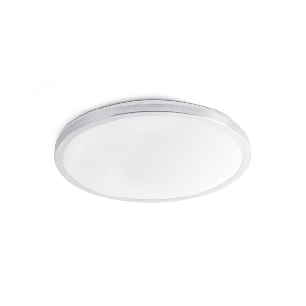 Faro Ami - plafondverlichting - Ø 28,5 x 4,2 cm - 15W LED incl. - aluminium