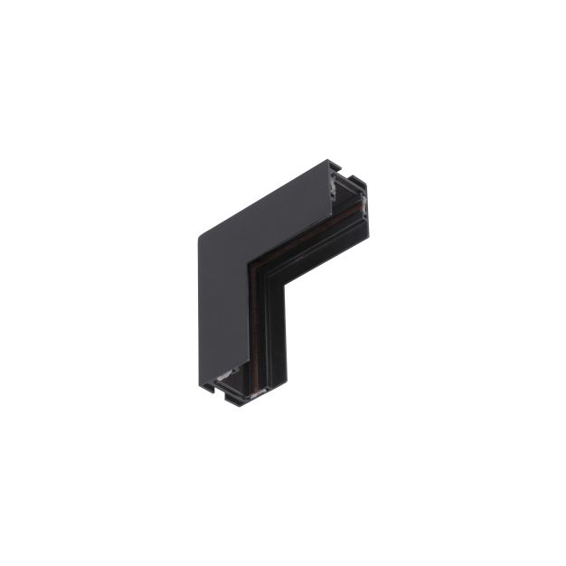 Nova Luce V-Connector - hoekverbinder voor opbouw magnetisch profiel - 10,5 x 3,3 x 3,9 cm - zandzwart