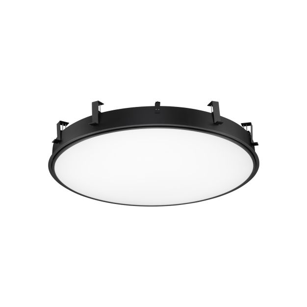 Nova Luce Perfect Profile Trimless - inbouwspot op afstandsbediening (excl.) - Ø 1045 mm, 1030 mm inbouwmaat - 120W dimbare LED incl. - 2700K-6000K - zwart