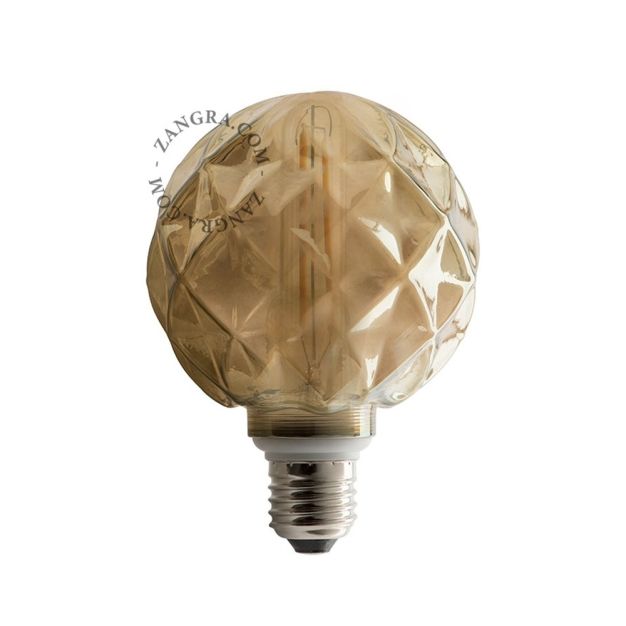 LED filament lamp dimbaar - Ø 9 x 10 cm - E27 – 3,5W - 2200K