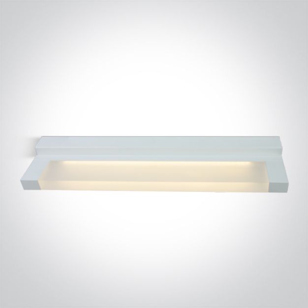 ONE Light Mirror Lights - spiegellamp - 43 x 10,5 x 5 cm - 20W LED incl. - IP44 - wit