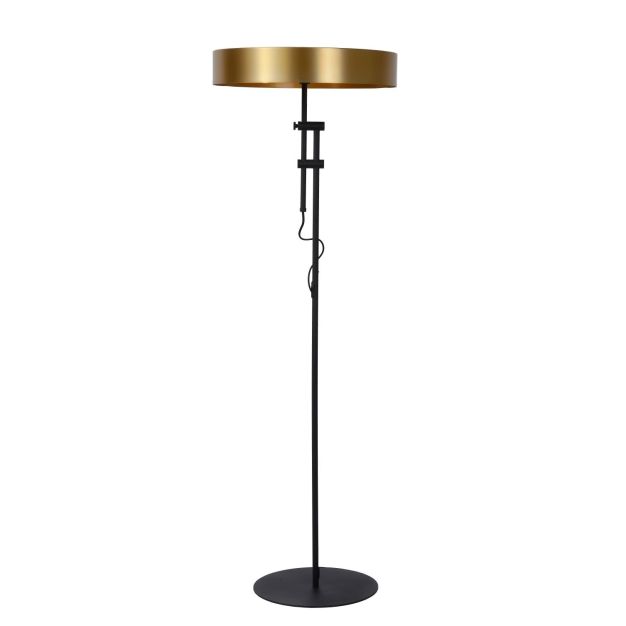 Lucide Giada - staanlamp - Ø 45 x 143,5 cm - mat goud