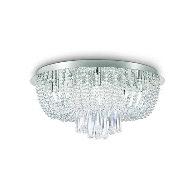 ONE Light Classic Luxury - plafondverlichting - Ø 45 x 20 cm - chroom