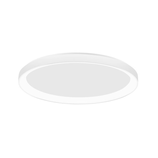 Nova Luce Pertino - plafondverlichting - Ø 48 x 6 cm - 38W dimbare LED incl. - zandwit