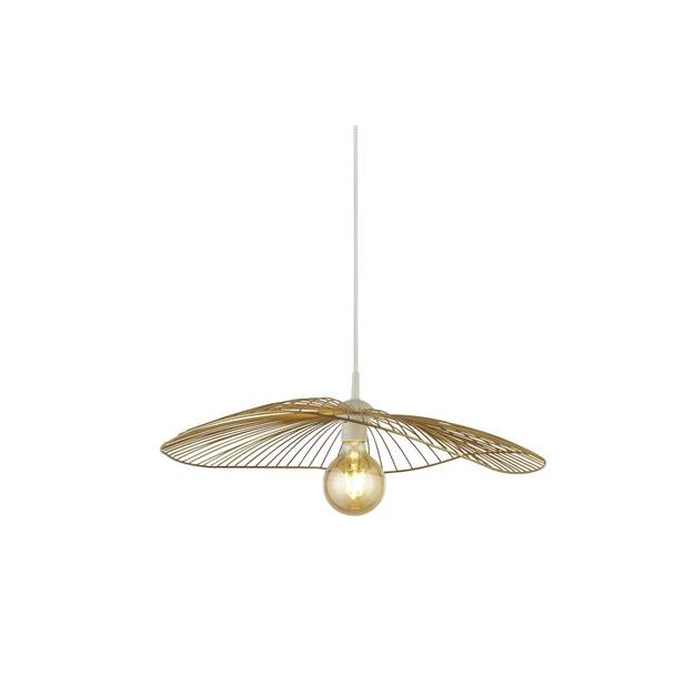 Searchlight Wave - hanglamp - 51 x 70 x 120 cm - goud