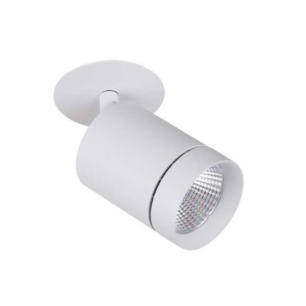 Dobac Juvenis Recessed 20W - spot - 15 cm - 20W LED incl. - wit - 15 graden lichtbundel (stockopruiming!)