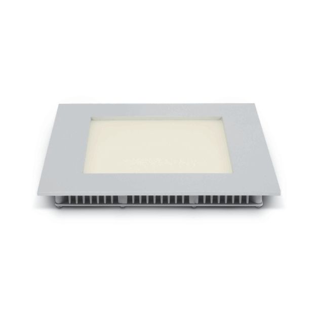 ONE Light Square Recessed Panels - inbouwspot - 173 x 173 mm, 155 x 155 mm inbouwmaat - 16W LED incl. - IP40 - wit - warm witte lichtkleur