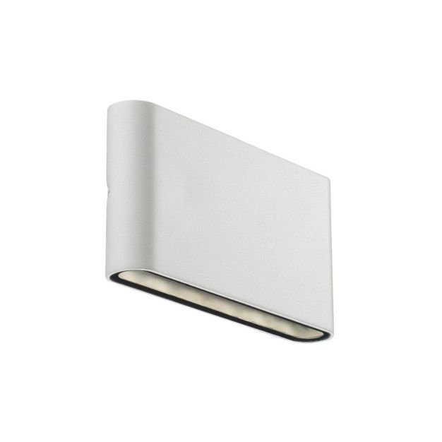 Nordlux Kinver - buiten wandverlichting - 17,5 x 9 x 3 cm - 2 x 6W LED incl. - IP54 - wit