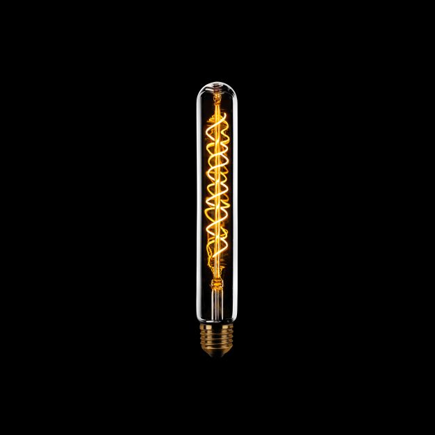 ETH Tube Spiral LED Filament – 18,5 cm - E27 - 8W - 2200K - transparant