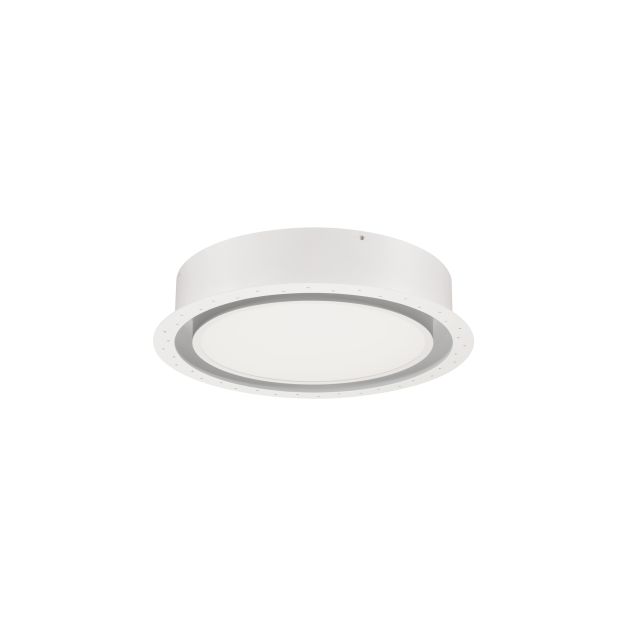 Nova Luce Perfect Profile Trimless - inbouwspot - Ø 400 mm, 475 mm inbouwmaat - 24W dimbare LED incl. - 3000K - wit