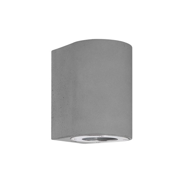 Nova Luce Lido - buiten wandverlichting - 8,6 x 10 x 12 cm - IP65 - grijs