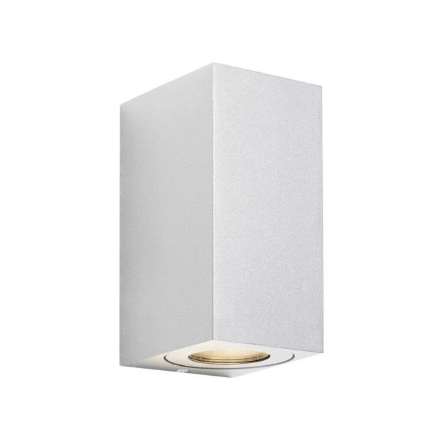 Nordlux Canto Maxi Kubi 2 - buiten wandverlichting - 8,7 x 17 x 10 cm - IP44 - wit