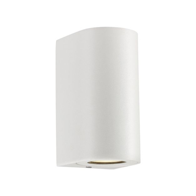 Nordlux Canto Maxi 2 - buiten wandverlichting - 8,7 x 17 cm - IP44 - wit