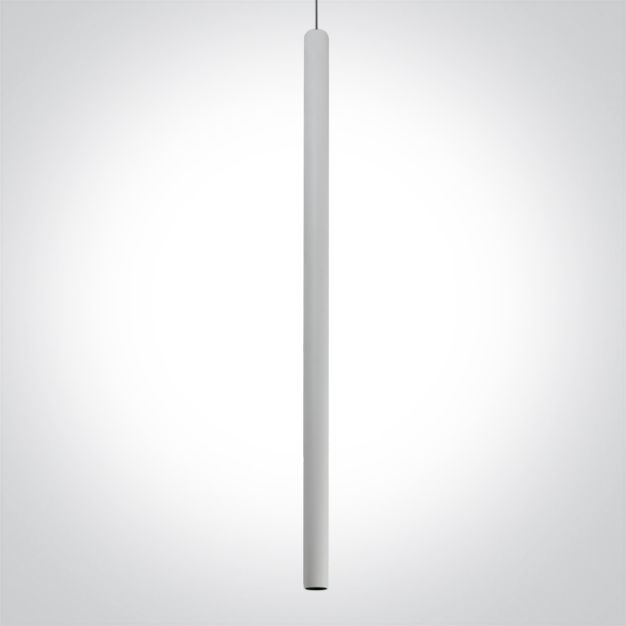 ONE Light Pendant Tubes - hanglamp - Ø 2,6 x 120 cm - 6W LED incl. - wit