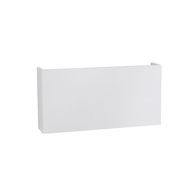 Nova Luce Mile - buiten wandverlichting - 18 x 3,5 x 9 cm - 2 x 5W LED incl. - IP54 - wit