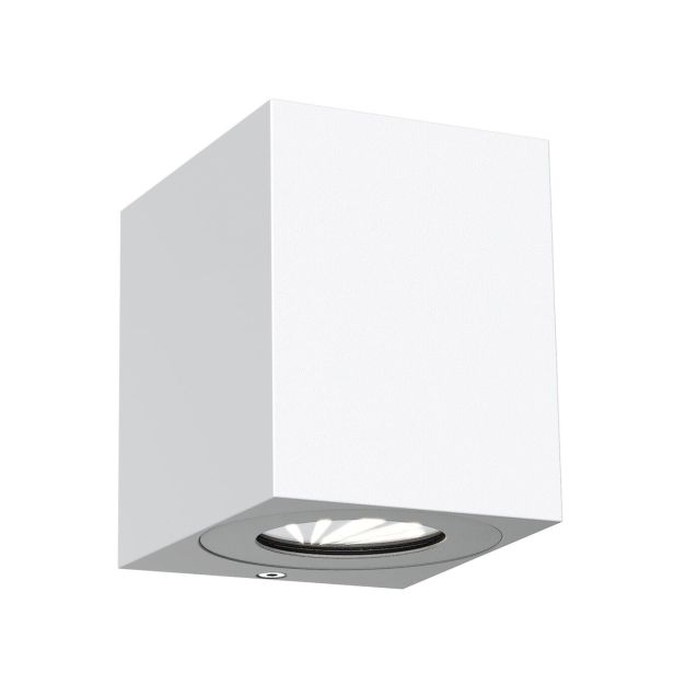 Nordlux Canto Kubi 2 - buiten wandverlichting - 8,7 x 10,4 cm - 2 x 6W LED incl. - IP44 - wit