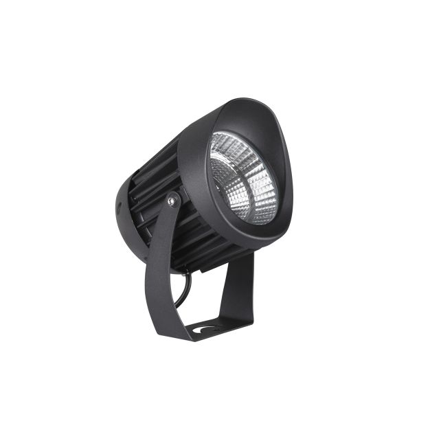 Nova Luce North – grondspot - Ø 9 x 9,5 cm - 10W LED incl. - IP65 - zwart