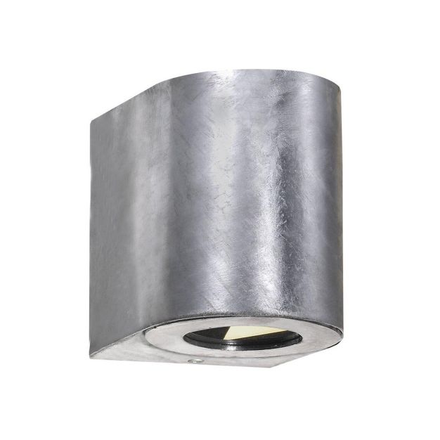 Nordlux Canto 2 - buiten wandverlichting - 8,7 x 10,4 cm - 2 x 5W LED incl. - IP44 - gegalvaniseerd metaal