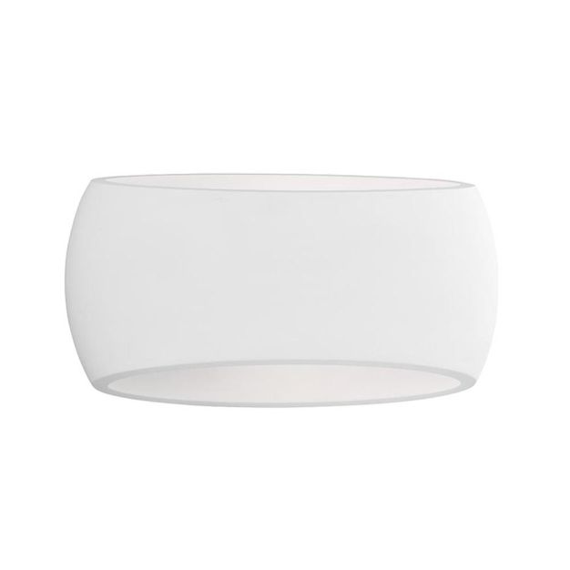 Nova Luce Otello - wandverlichting - 30 x 17 x 12 cm - wit gips