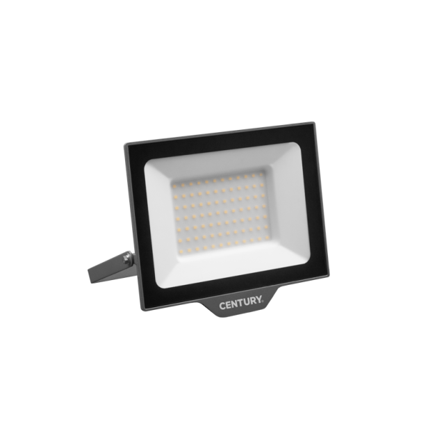 Century Italia Smile - verstraler - 22,7 x 2,9 x 22,5 cm - 75W LED incl. - 4000K - IP65 - zwart