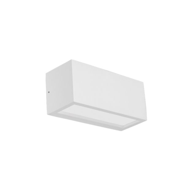 Century Italia Reverso - buiten wandverlichting - 10 x 11 x 25 cm - IP65 - wit