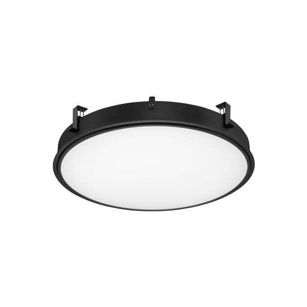 Nova Luce Perfect Profile Trimless - inbouwspot op afstandsbediening (excl.) - Ø 840 mm, 830 mm inbouwmaat - 80W dimbare LED incl. - 2700K-6000K - zwart