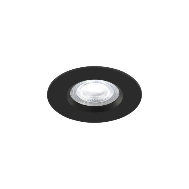 Nordlux Smart Don - inbouwspot - slimme verlichting - Ø 85 mm, Ø 72 mm inbouwmaat - 4,7W LED incl. - IP65 - zwart