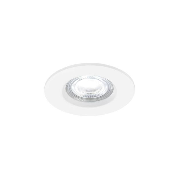 Nordlux Smart Don - inbouwspot - slimme verlichting - Ø 85 mm, Ø 72 mm inbouwmaat - 4,7W LED incl. - IP65 - wit